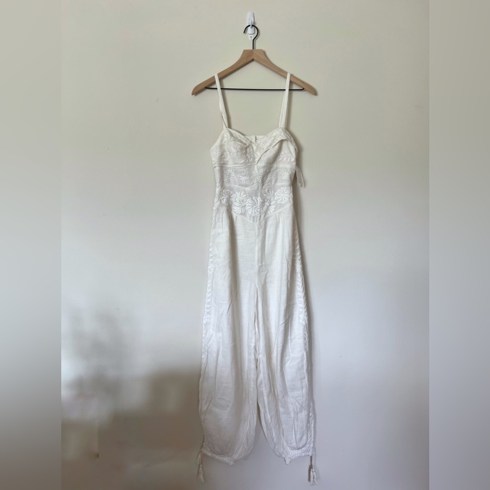 NWT Free People Embroidered Jumpsuit
